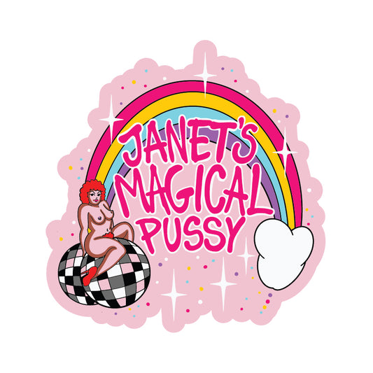 Janet's Magical Pussy Sticker