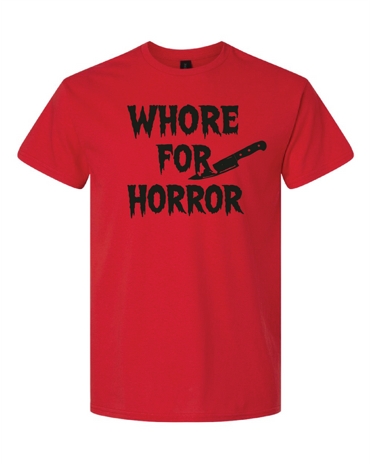 "Whore for Horror" T-Shirt